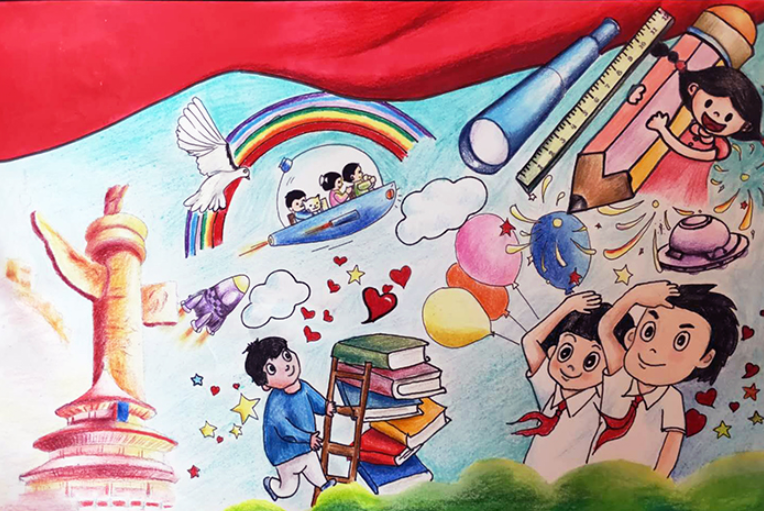 兰州市第三届青少年社会主义核心价值观主题动漫设计作品征集评选展示（漫画插画 九）